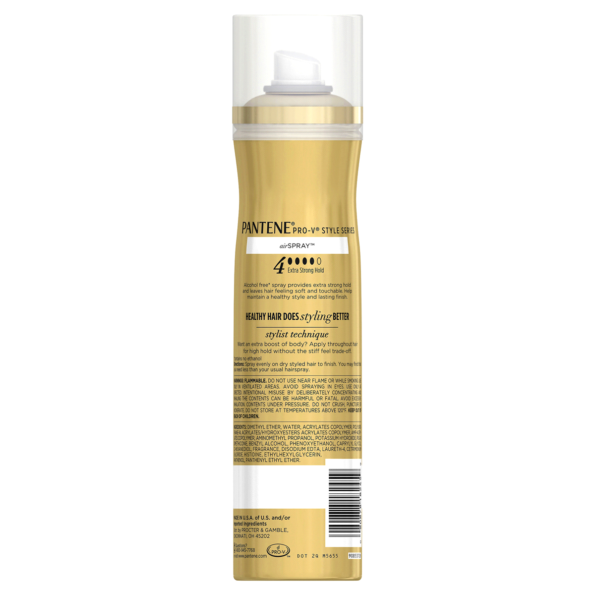 slide 4 of 5, Pantene Pro-V Airspray Hairspray, 7 oz