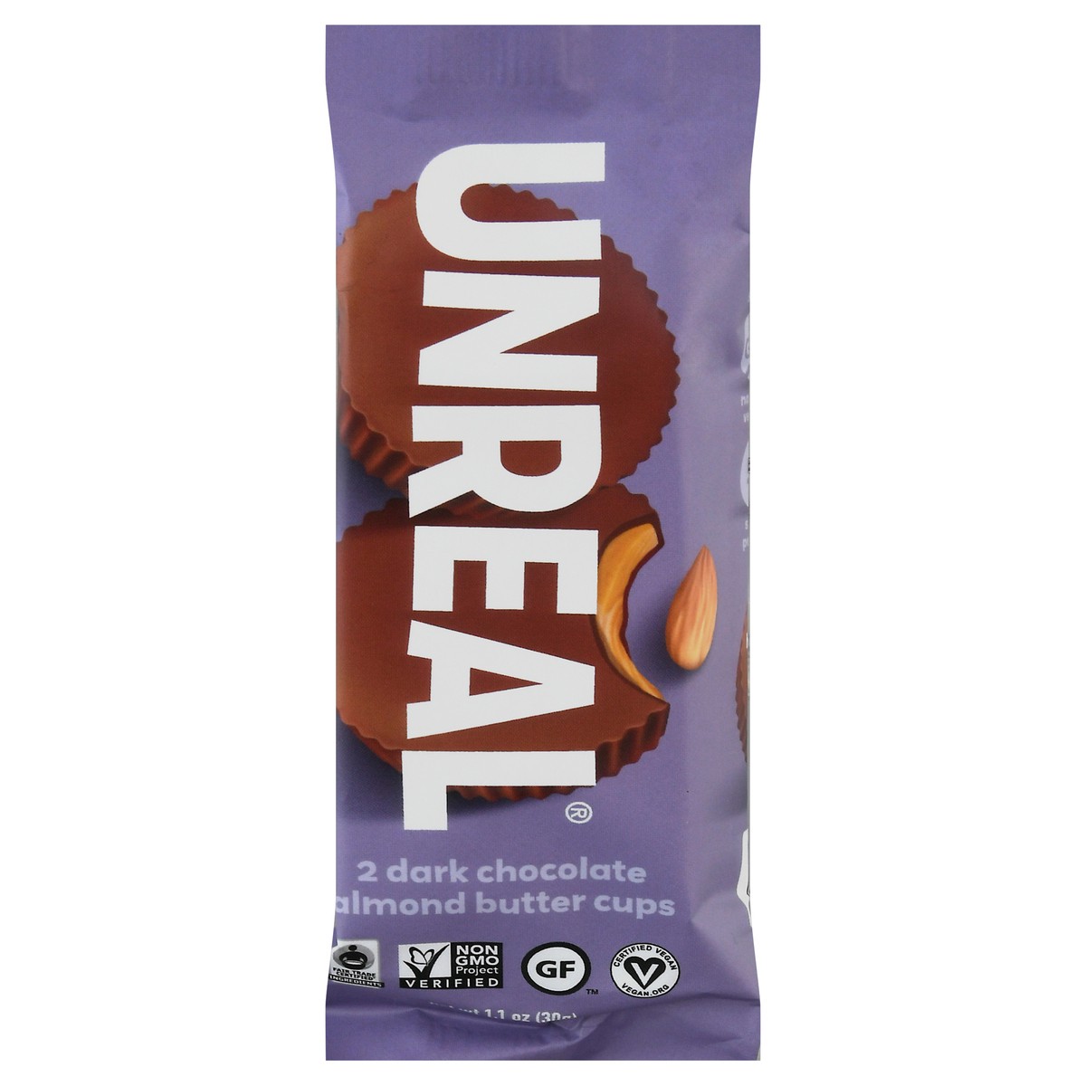 slide 9 of 11, Unreal Almond Butter Cups 2 ea, 2 ct