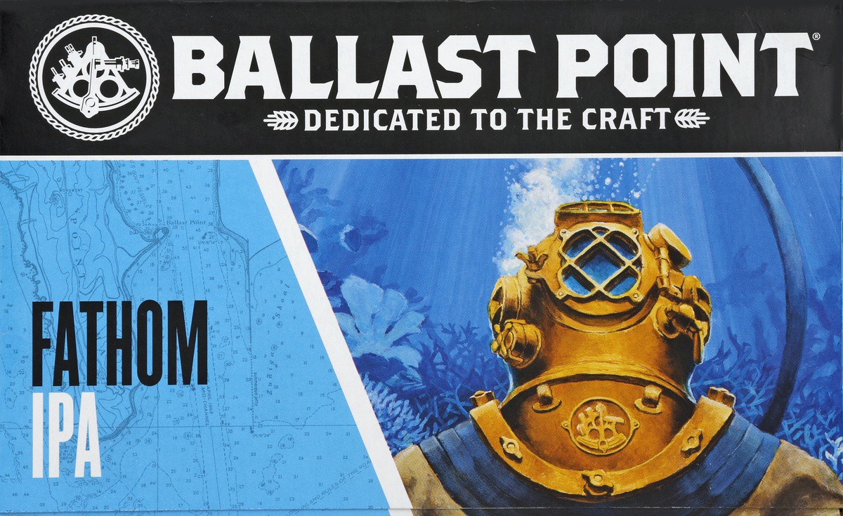 slide 6 of 6, Ballast Point Brewing Company Fathom IPA, 6 ct; 12 fl oz