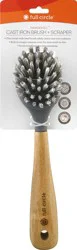 Full Circle Tenacious C Cast Iron Brush + Scraper 1 ea