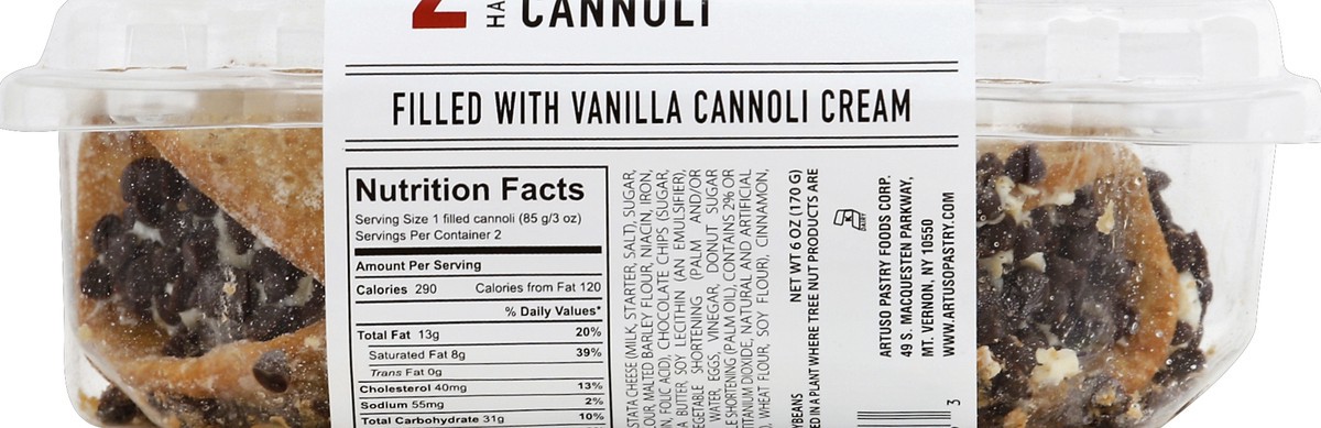 slide 3 of 4, Artuso Cannoli 2 ea, 2 ct