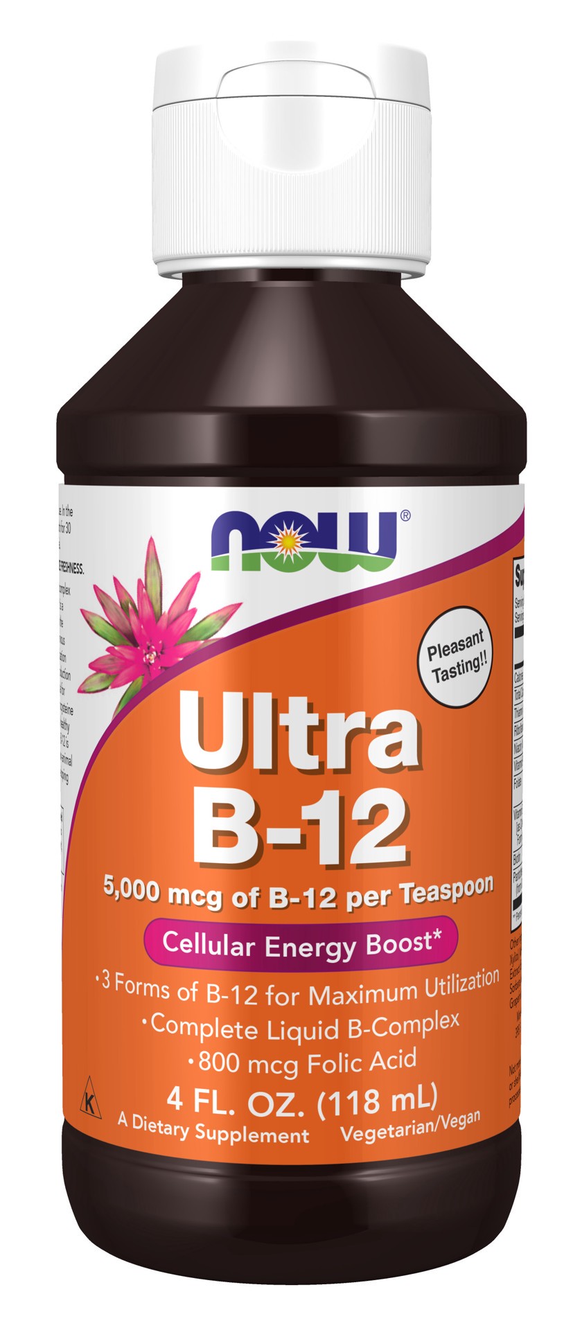 slide 1 of 4, NOW Ultra B-12 Liquid - 4 oz., 4 oz