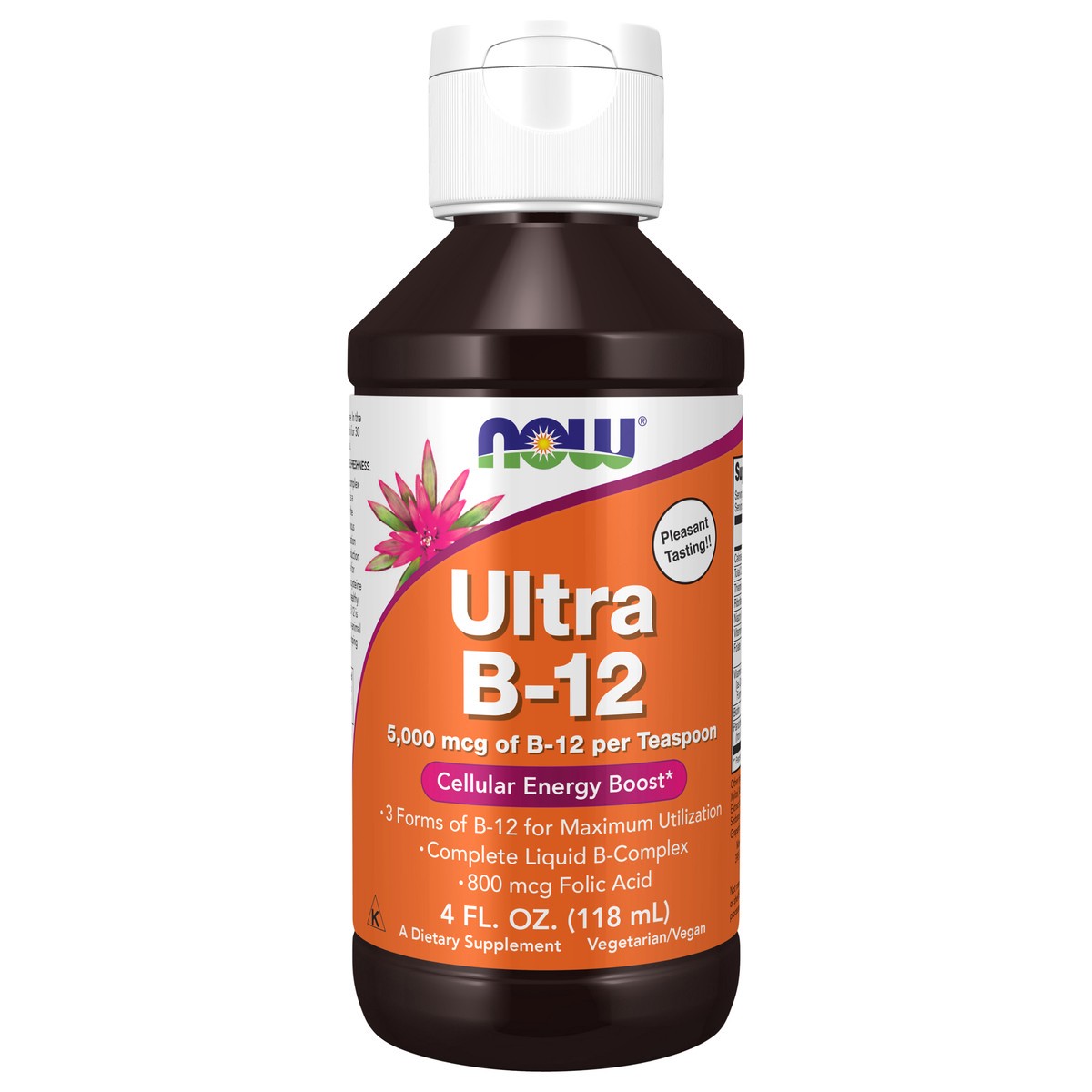 slide 1 of 4, NOW Ultra B-12 Liquid - 4 oz., 4 fl oz