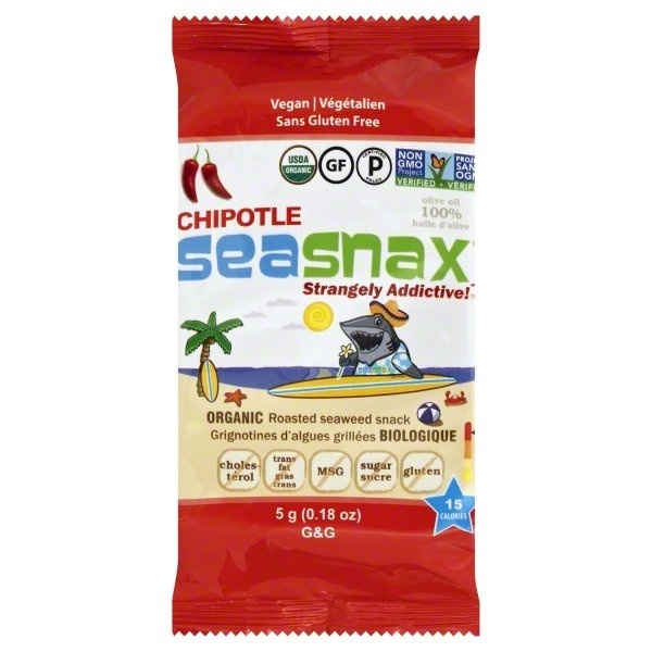 slide 1 of 1, SeaSnax Seaweed Snack 0.18 oz, 0.18 oz