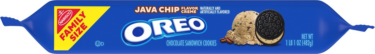 slide 4 of 9, Oreo Java Chip OREO Cookies Family Size - 17oz, 17 oz