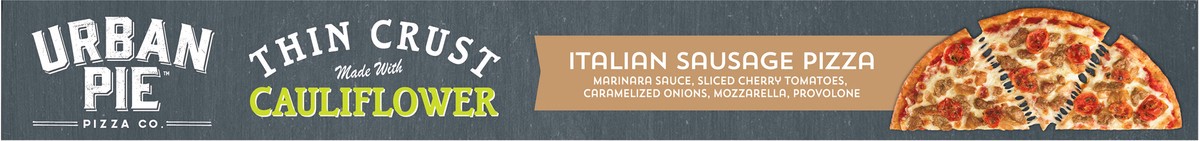 slide 3 of 14, Urban Pie Pizza Co. Thin Crust Italian Sausage Pizza 22.05 oz, 22.05 oz