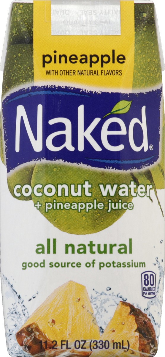 slide 4 of 4, Naked Juice Coconut Water & Pineapple, 11.2 oz