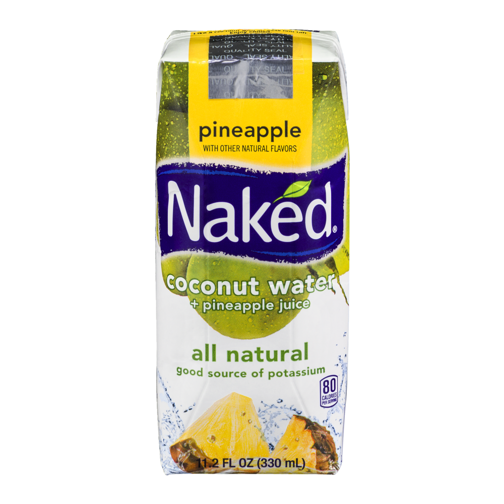 slide 1 of 4, Naked Juice Coconut Water & Pineapple, 11.2 oz