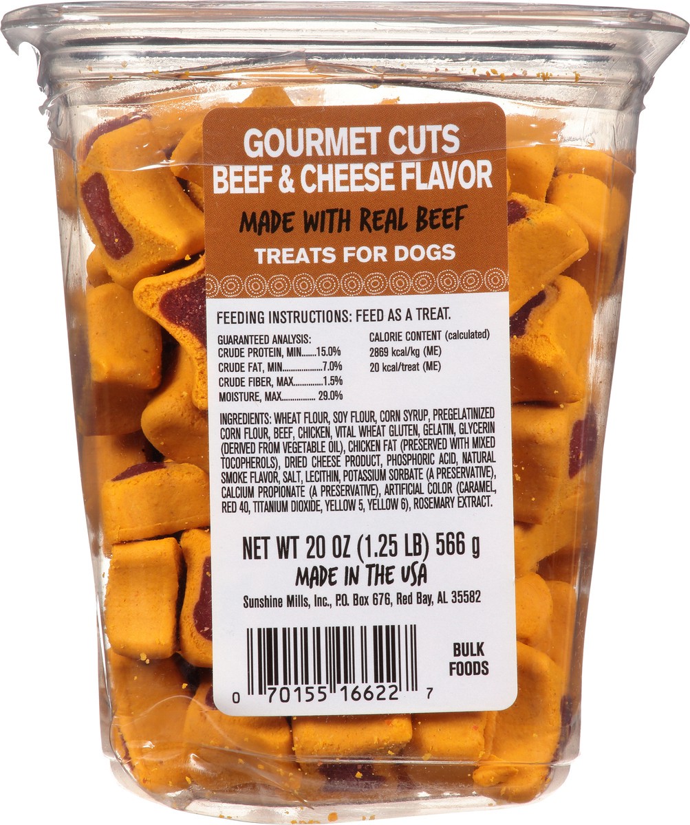 slide 9 of 12, Sunshine Mills Gourmet Cuts Beef & Cheese Flavor Treats for Dogs 20 oz, 20 oz