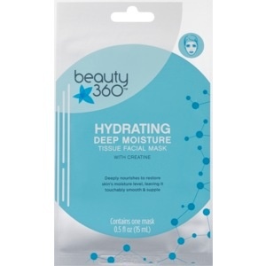 slide 1 of 1, Beauty 360 Hydrating Deep Moisture Tissue Facial Mask, 1 ct