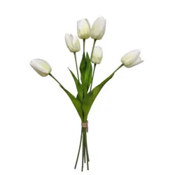 Haven + Key White Tulip Faux Botanical Bundle