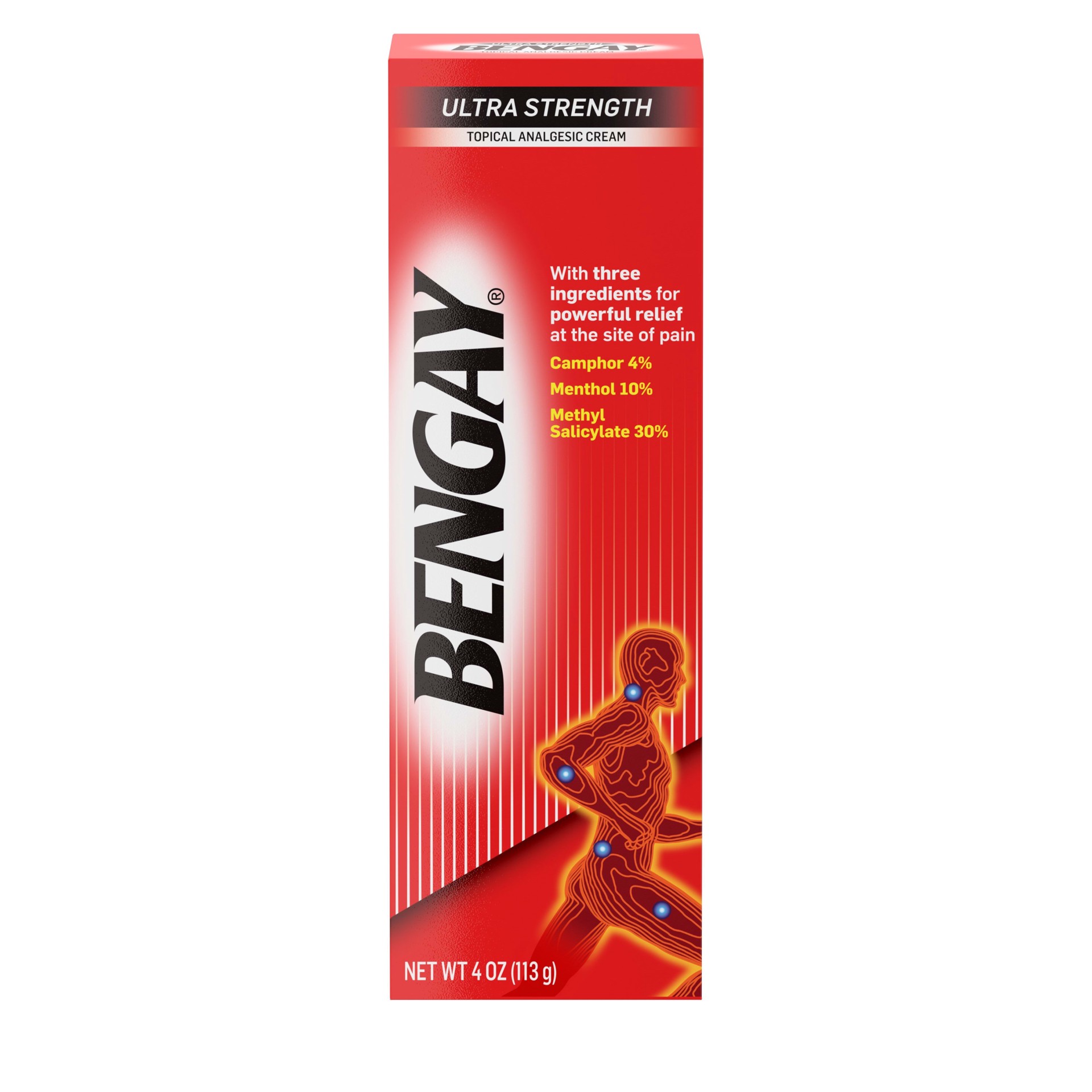slide 1 of 6, BENGAY Ultra Strength Pain Relieving Cream - 4oz, 4 oz
