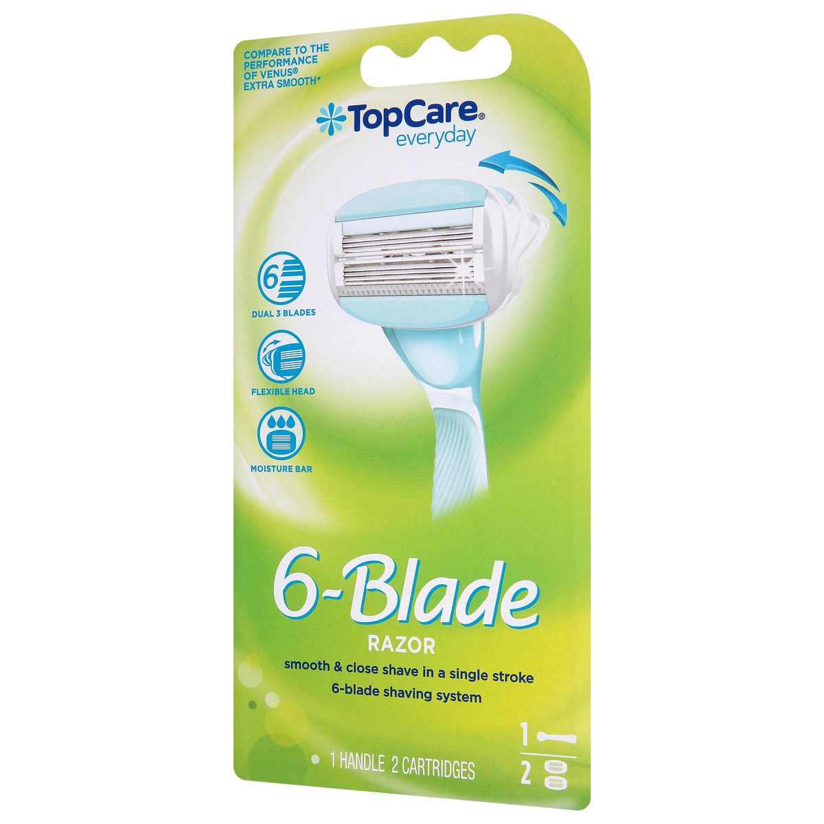 slide 10 of 13, TopCare Everyday 6-Blade Razor 1 ea, 1 ct