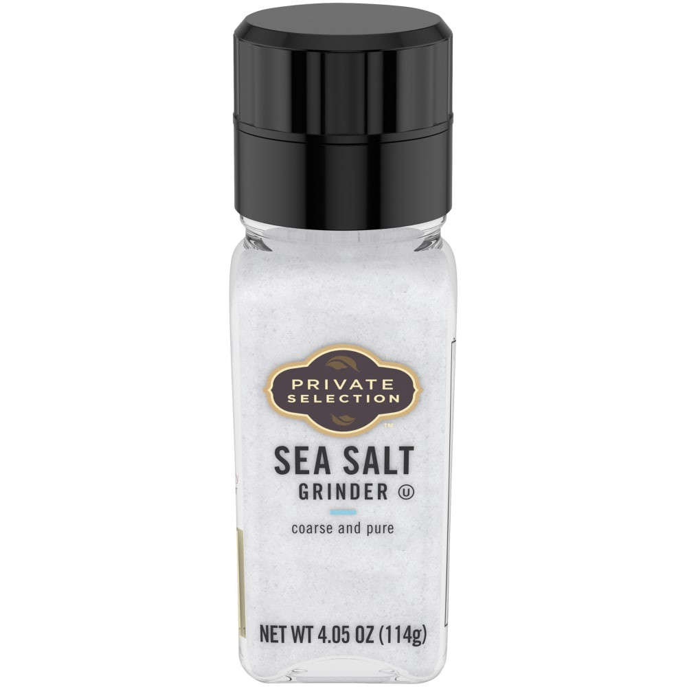 slide 2 of 3, Private Selection Sea Salt Grinder, 4.05 oz