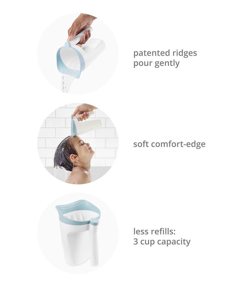 slide 5 of 5, Skiphop Wave Waterfall Bath Rinser Multi NS, 1 ct