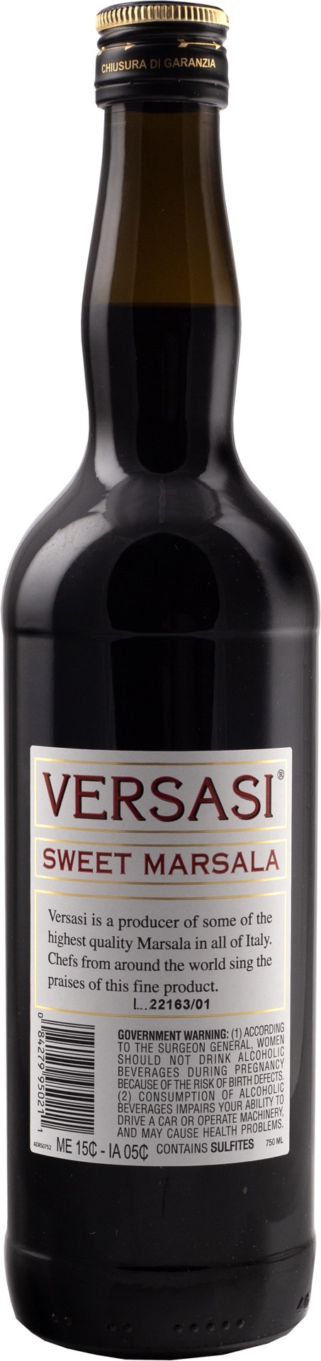 slide 2 of 2, Versasi Wine Sweet Marsala, 750 ml