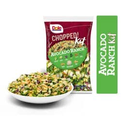 Dole Salad Kit, Chopped, Avocado Ranch