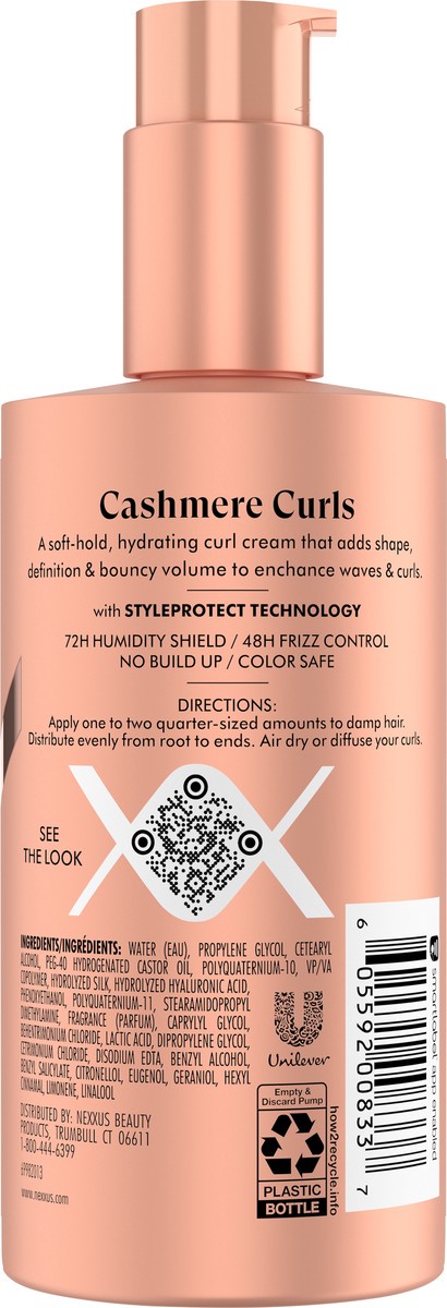 slide 4 of 6, Nexxus Climate Control Gel Cream Curl Define for Cashmere Curls, with StyleProtect Technology 8 oz, 8 fl oz