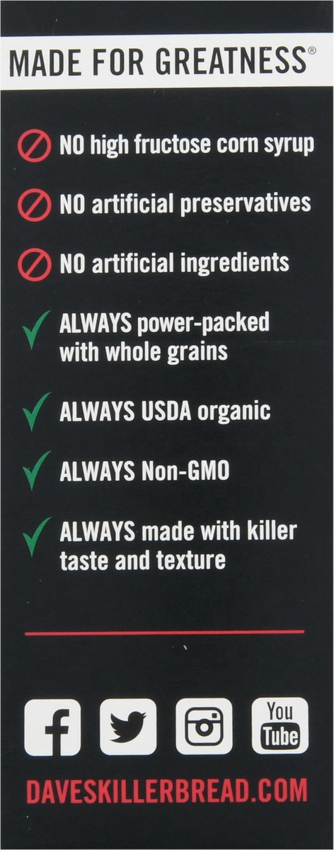 slide 10 of 11, Dave's Killer Bread Snack Bars, Organic, Trail Mix Crumble, 4 ct