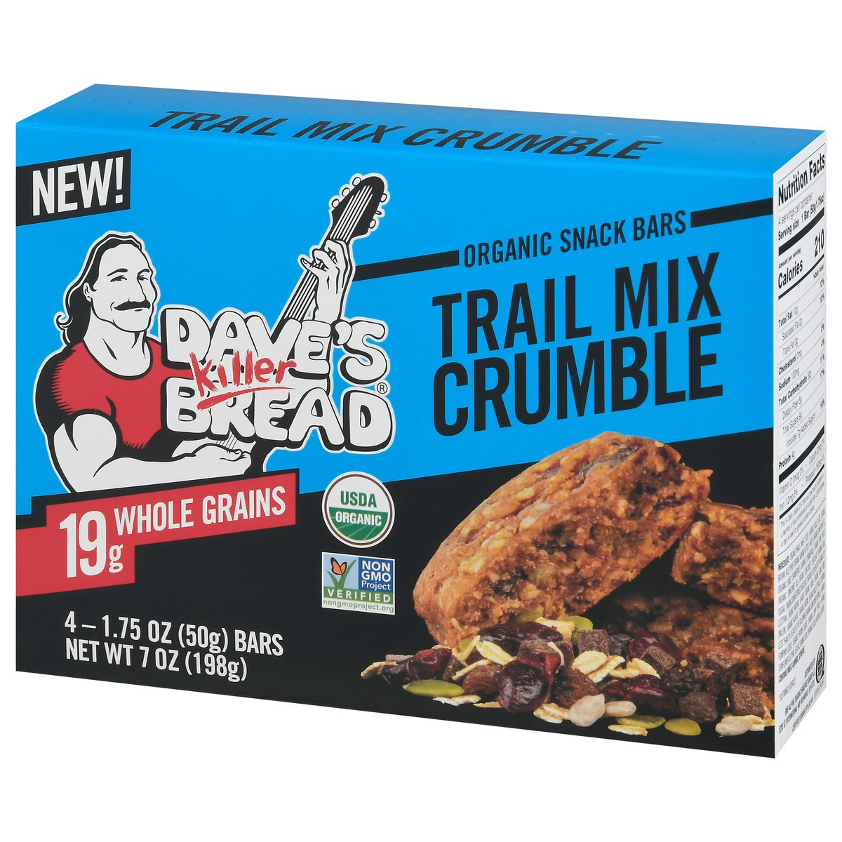 slide 6 of 11, Dave's Killer Bread Snack Bars, Organic, Trail Mix Crumble, 4 ct