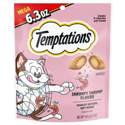 Temptations Shrimpy Shrimp Flavor Mega Treat for Cats 6.3 oz