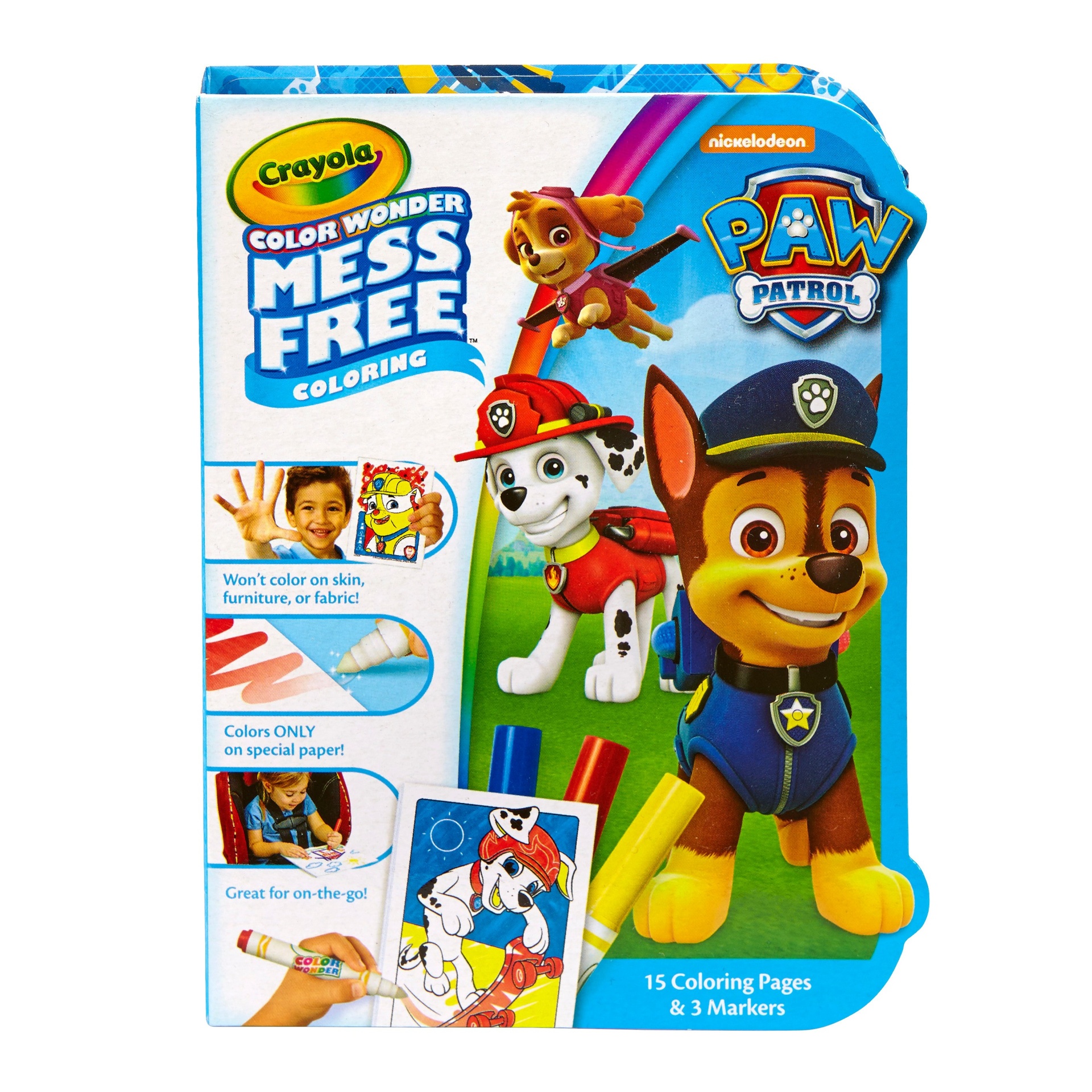 slide 1 of 9, Crayola Paw Patrol On the Go Coloring Pages, 1 ct