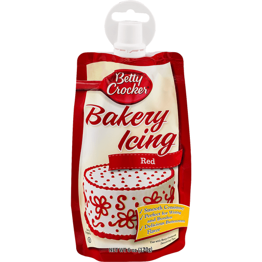 slide 2 of 8, Betty Crocker Easy Squeeze Decorating Icing, Red, 6 oz