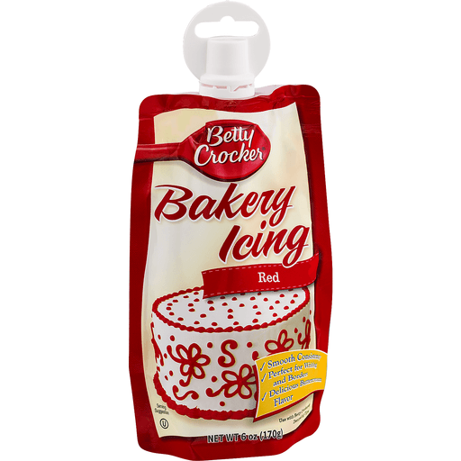 slide 1 of 8, Betty Crocker Easy Squeeze Decorating Icing, Red, 6 oz