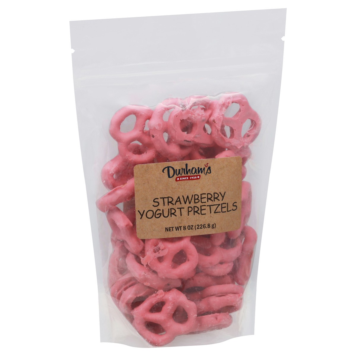slide 6 of 13, Durham's Strawberry Yogurt Pretzels 8 oz, 8 oz