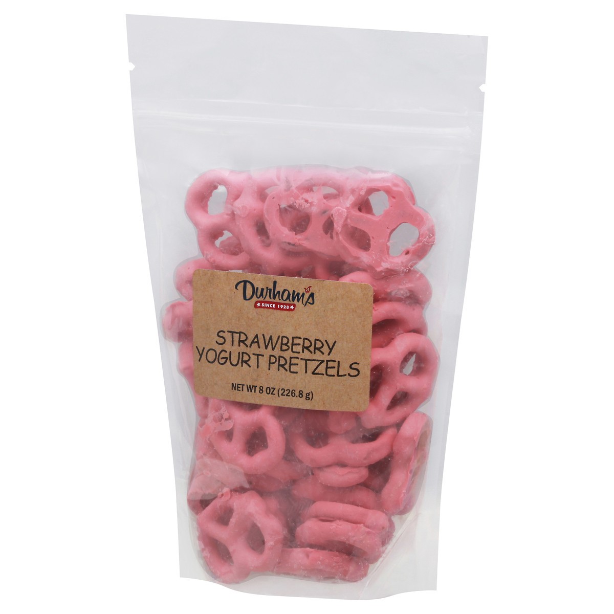 slide 9 of 13, Durham's Strawberry Yogurt Pretzels 8 oz, 8 oz