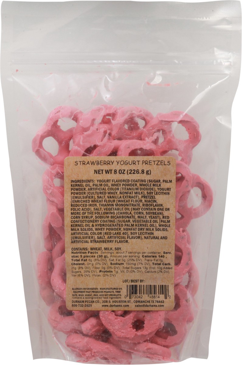 slide 4 of 13, Durham's Strawberry Yogurt Pretzels 8 oz, 8 oz