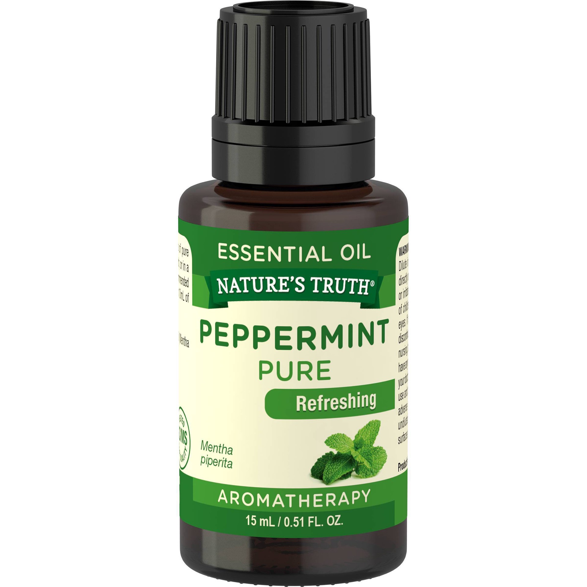slide 1 of 34, Nature's Truth Peppermint Oil, 0.51 oz