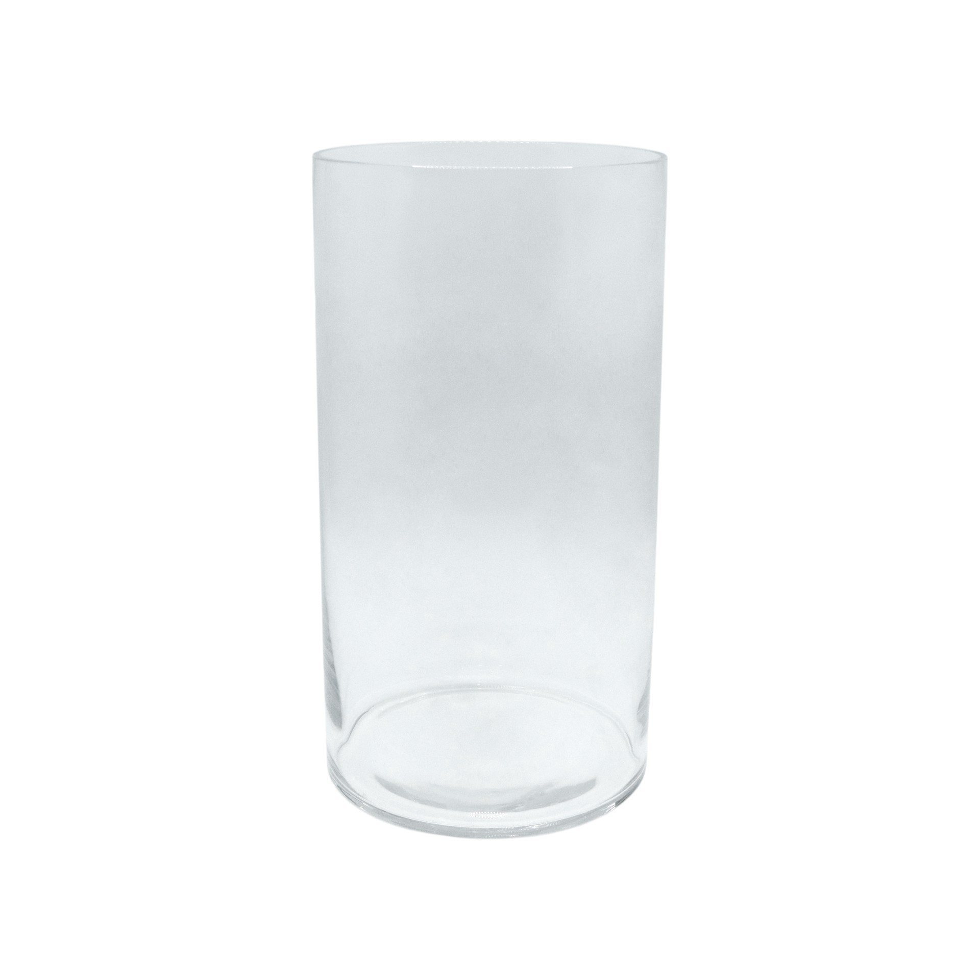slide 2 of 2, 11" Clear Cylinder Glass Vase By Ashland, 11 in x 6 in