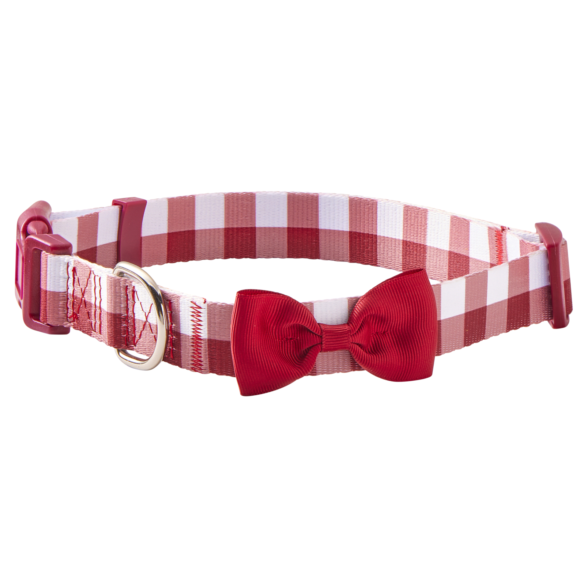 Meijer Summer Checkered Bow Dog Collar, Large LG Shipt