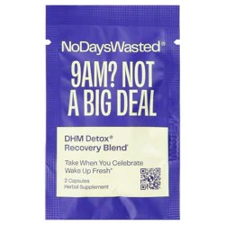 No Days Wasted Dhm Detox Recovery Blend Single