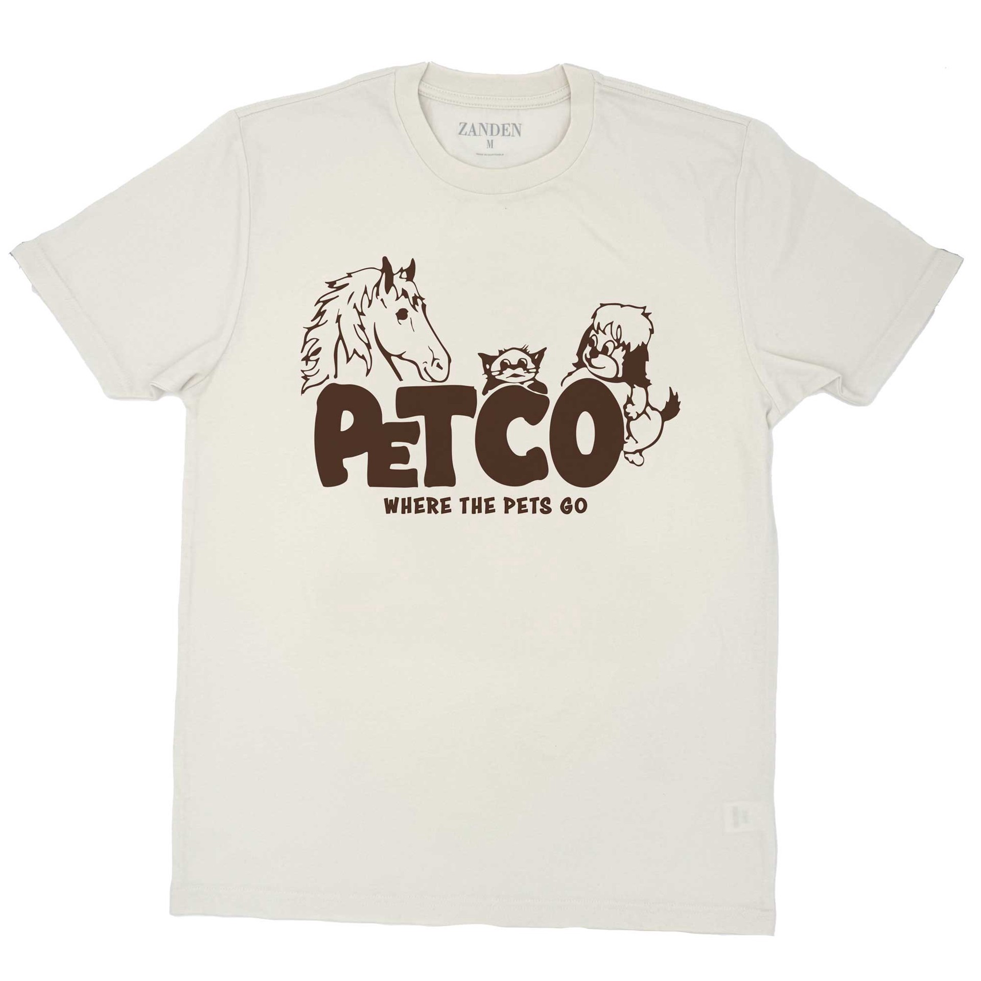 slide 1 of 1, Zanden Petco Retro Adult T-Shirt, Medium, MED