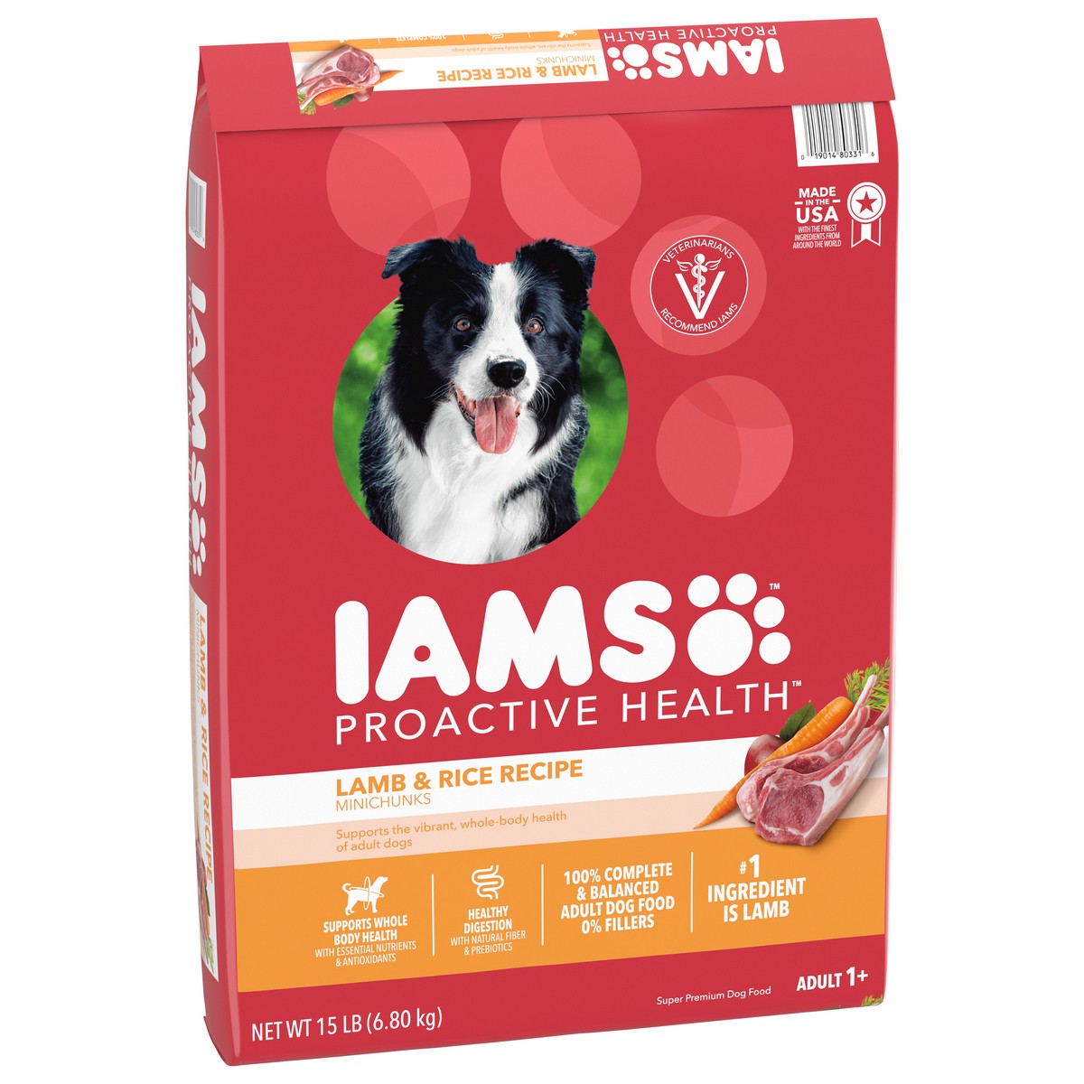 slide 2 of 9, Proactive Health Adult 1+ Minichunks Super Premium Lamb & Rice Recipe Dog Food 15 lb, 15 lb
