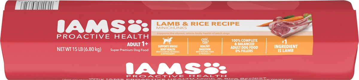 slide 9 of 9, Proactive Health Adult 1+ Minichunks Super Premium Lamb & Rice Recipe Dog Food 15 lb, 15 lb