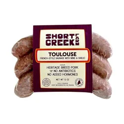 Short Creek Farm Toulouse Sausage