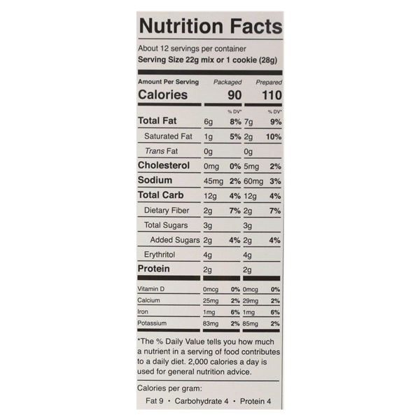 slide 8 of 13, Swerve Keto Friendly Chocolate Chip Cookie Mix 9.3 oz, 9.3 oz