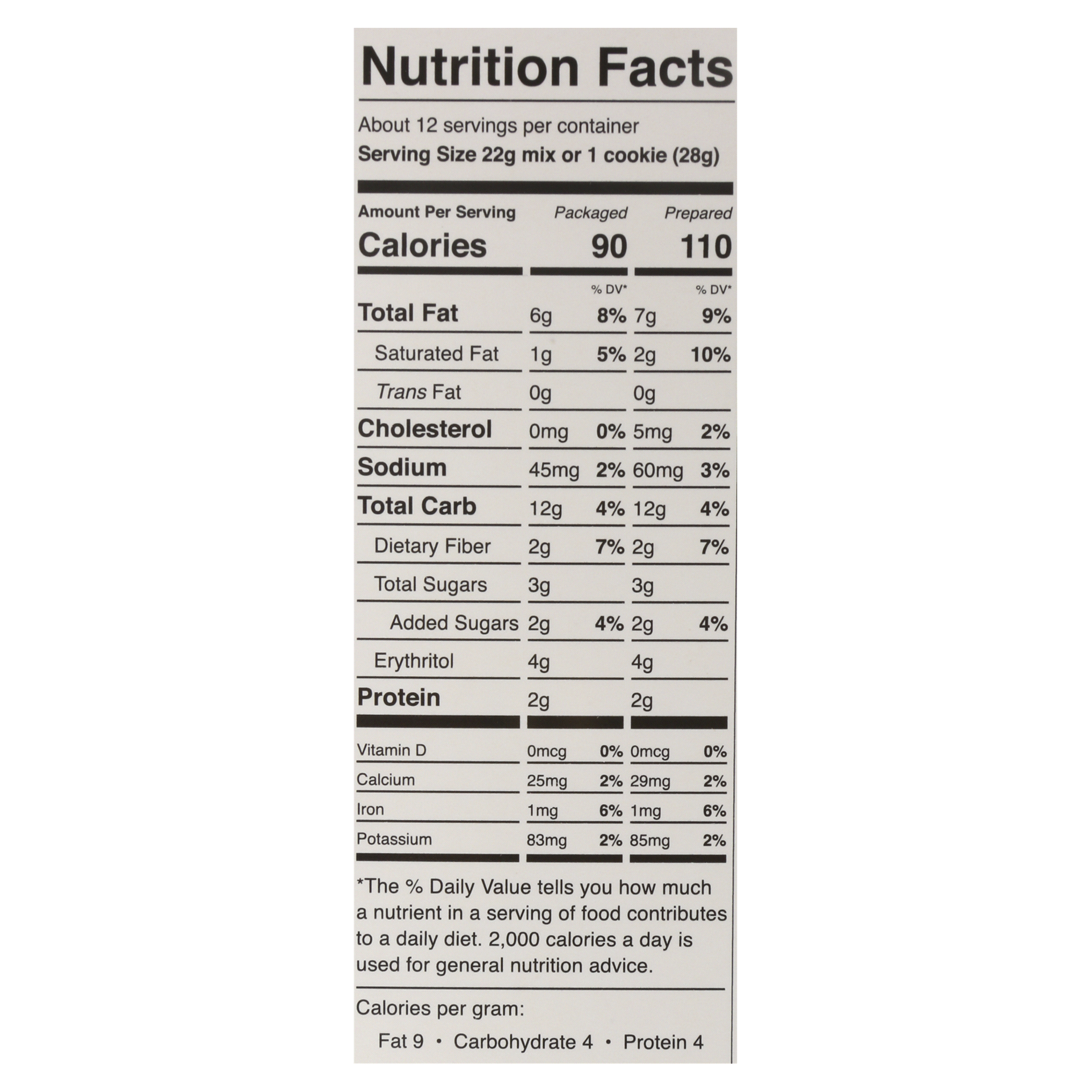 slide 4 of 13, Swerve Keto Friendly Chocolate Chip Cookie Mix 9.3 oz, 9.3 oz