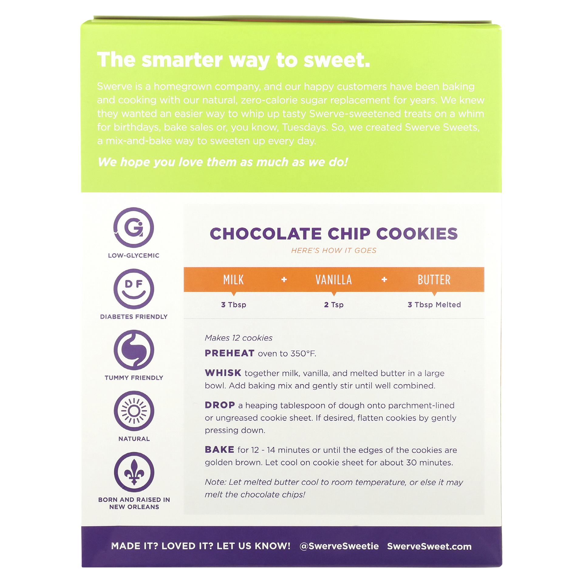 slide 6 of 13, Swerve Keto Friendly Chocolate Chip Cookie Mix 9.3 oz, 9.3 oz