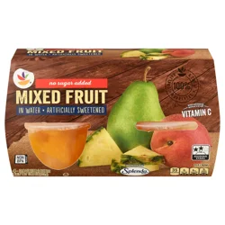 No Sugar Mixed Fruit Cups in Artificially Sweetened Water - 4 ct