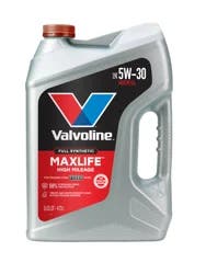Valvoline Full Synthetic High Mileage with MaxLife Technology SAE 5W-30 Motor Oil 5 qt