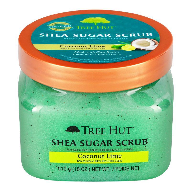 slide 5 of 6, Tree Hut Coconut Lime Shea Sugar Body Scrub - 18oz, 18 oz