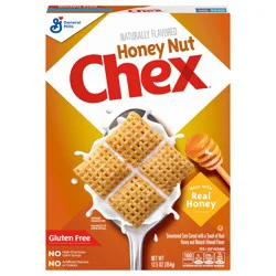 Chex Honey Nut Chex Cereal, Gluten Free Breakfast Cereal, Made with Whole Grain, 12.5 oz