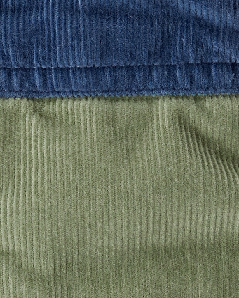 slide 2 of 2, Baby Boy Corduroy Sleeveless Puffer Vest - Green Green 9M, 1 ct