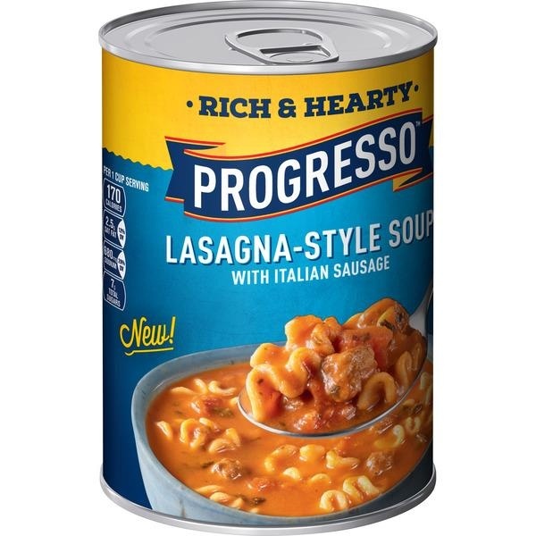 Progresso Lasagna-Style Soup With Italian Sausage 18.5 oz | Shipt