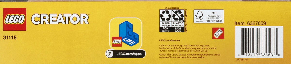 slide 4 of 9, Lego Creator 3-in-1 Space Mining Mech Playset, 1 ct