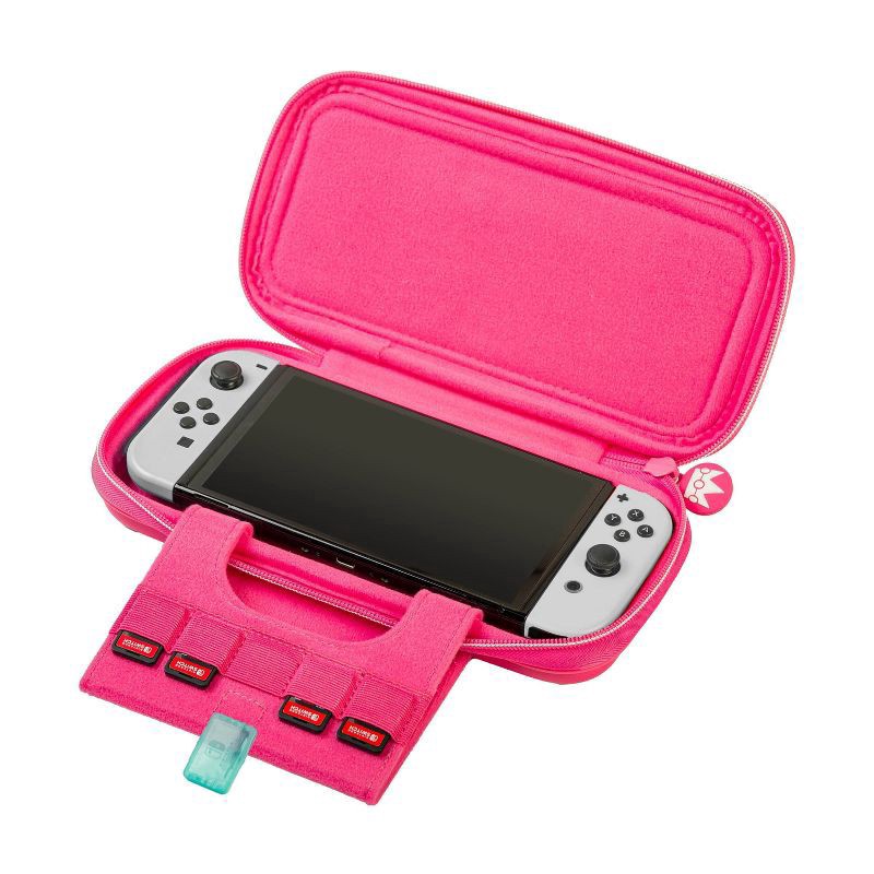 slide 7 of 7, RDS Industries Game Traveler Deluxe Travel Case for Nintendo Switch - Princess Peach Showtime, 1 ct